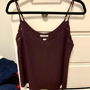 Aritzia Babaton plum cami